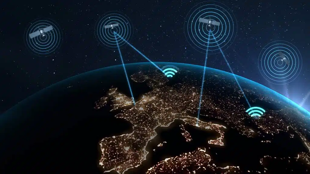 satellite to ground network connections